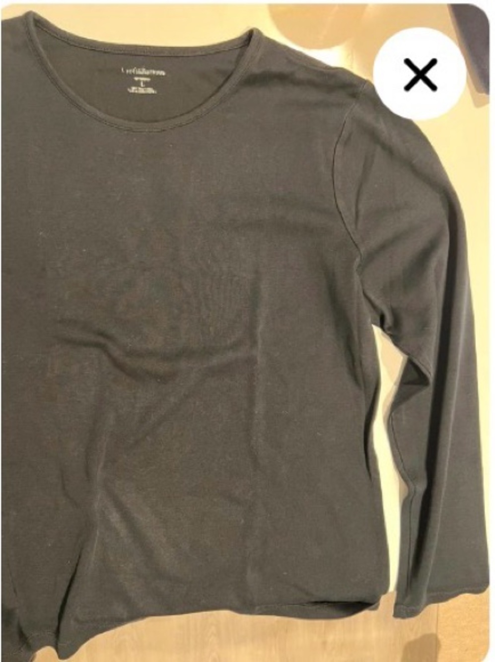 Bundle of 7 woman assorted basic tops size L - Picture 10 of 12